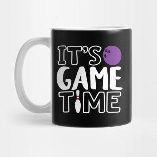 "It's Game Time", Bowling White Mug